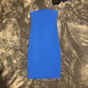 Strapless Blue Tube Dreas